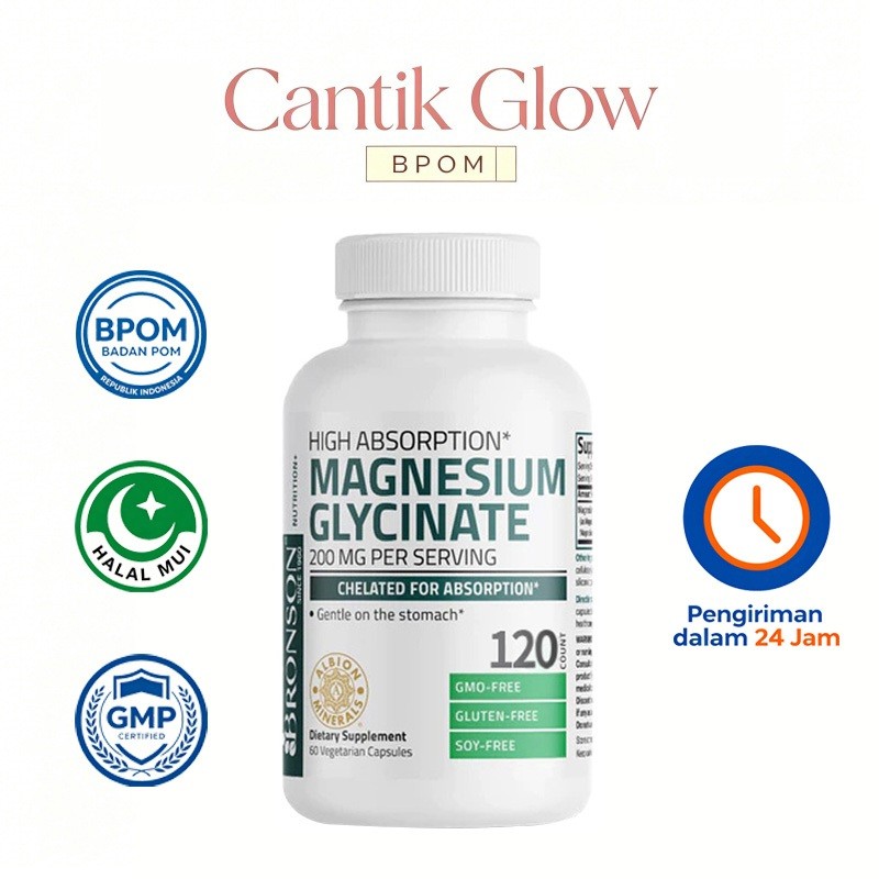Magnesium Glycinate Bronson 200MG / 400MG