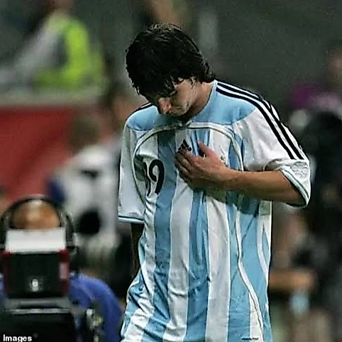 Jersey Timnas Argentina Home 2006/2008 Player Issue Formotion 2nd Messi #19 Very RARE Original