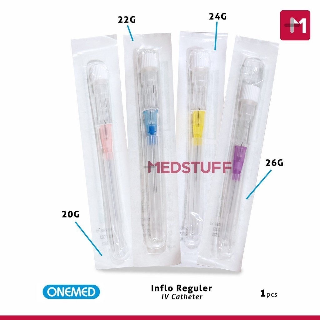 Jarum Infus Inflo IV Catheter Plus Abbocath Abocath 20G 22G 24G Onemed