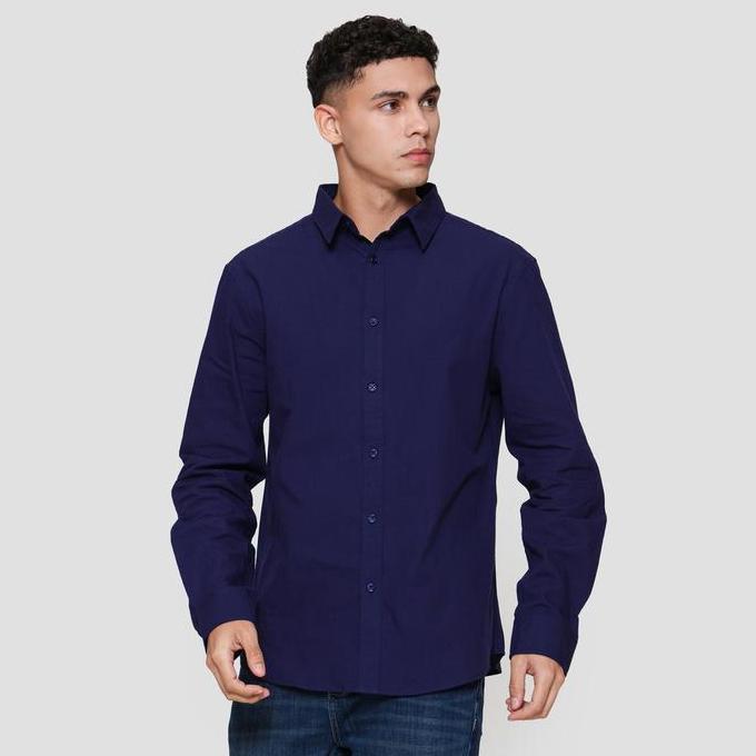 Cole Chambray Kemeja Pria 123048738 MSS