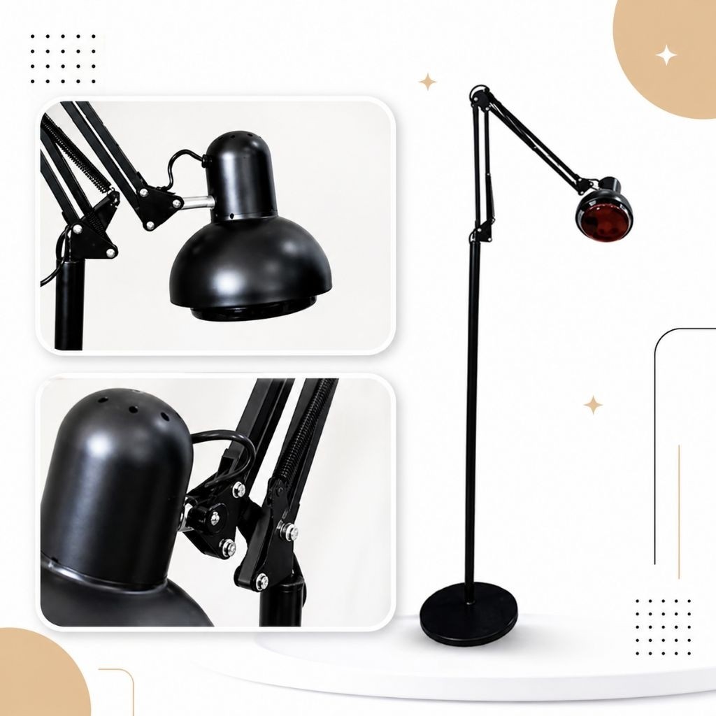 {KEJORAMEDIKAL} LAMPU TERAPI INFRARED BERDIRI /LAMPU SET INFRA MERAH /LAMPU TERAPI