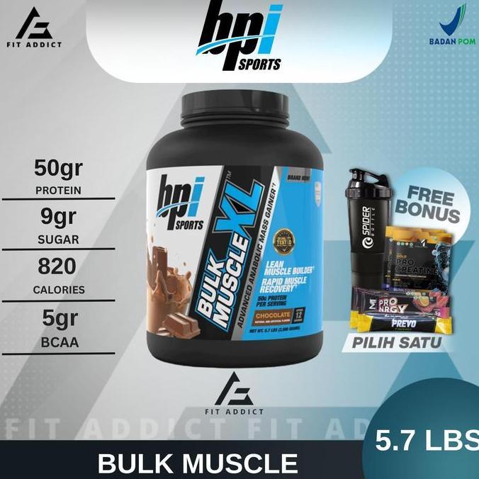 Gasdiet- Bpi Sports Bulk Muscle Xl Gainer 15 Lbs Lb 15Lbs 15Lb Bulkmuscle Sport