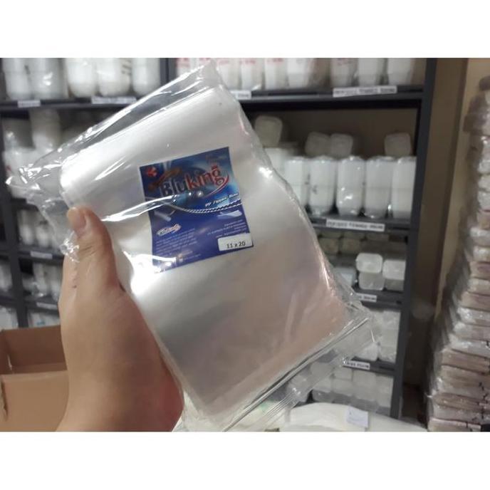 PLASTIK KLIP PP BENING 11X20CM - 11 X 20 CM - 50 MICRON - 100 PCS