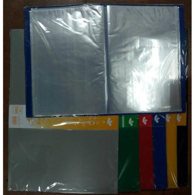 Clear Holder Folio 100 Lembar / Dokumen Keeper 100 Lembar / Map Plastik 100 Lembar