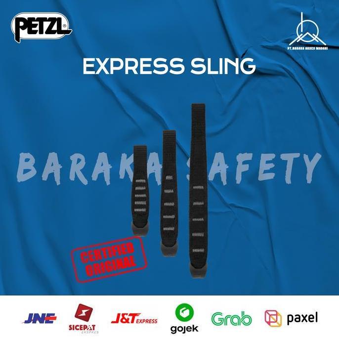 NEW PETZL EXPRESS SLING Ergonomic Quickdraw Sling with STRING