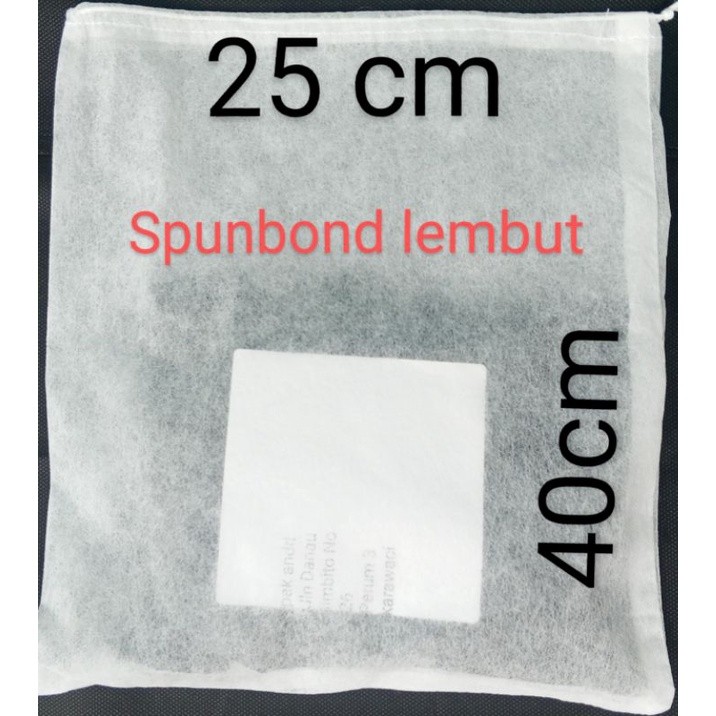Dustbag Sepatu Serut Spunbond Lembut Murah