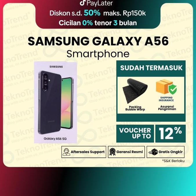 Rahasajaya71 - Handphone Hp Samsung Galaxy A56 5G 8/256Gb 12/256Gb Nfc Garansi Resmi Indonesia