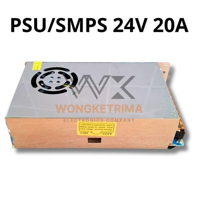 Psu 24V 20A Power Supply Smps 24 Volt 20 Amper