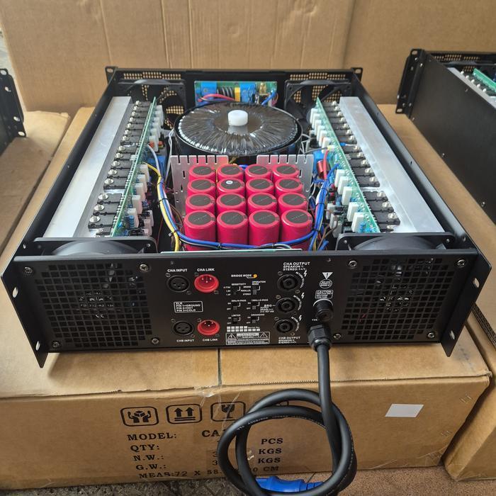 POWER AMPLIFIER CREST AUDIO CA18/CA 18 BODY PANJANG 16 ELCO ORIGINAL DAN TERPERCAYA