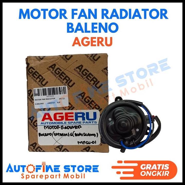 GRATIS ONGKIR MOTOR FAN RADIATOR BALENO AGERU