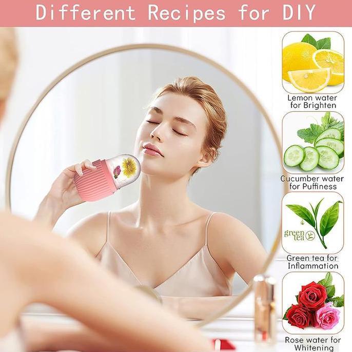 REGAVASTORE Contour Cube Ice Facial / Face Ice Cube / Ice Roller Cube
