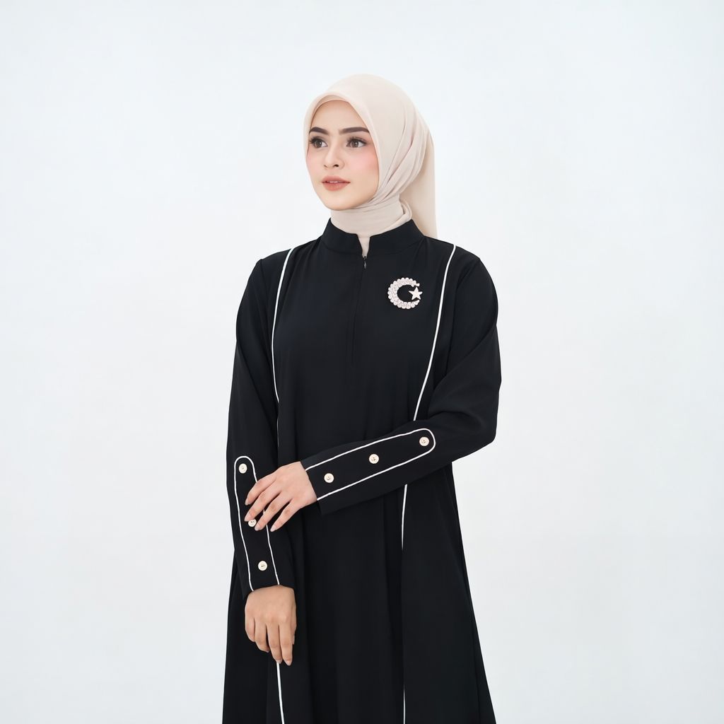 Sabrina anti UV Gamis muslim wanita busui Athalia dress