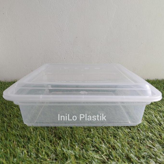 Thinwall DM 2500ml SQ / Kotak Makan 2500 ml Square - isi 25 pcs
