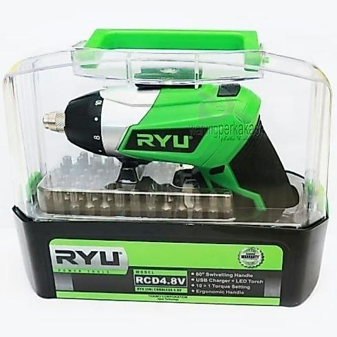 Ryu Bor Obeng Listrik Mini / Cordless Screwdriver Rcd 4.8V