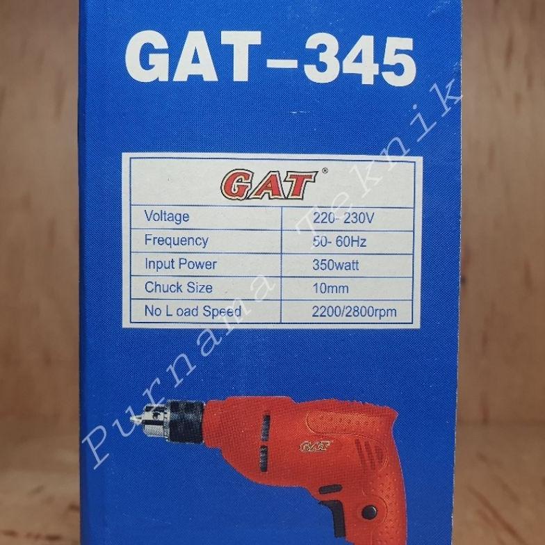 Bor Gat Bolak Balik Gat-345 Bor Listrik Gat 345 Bor Gat 10Mm