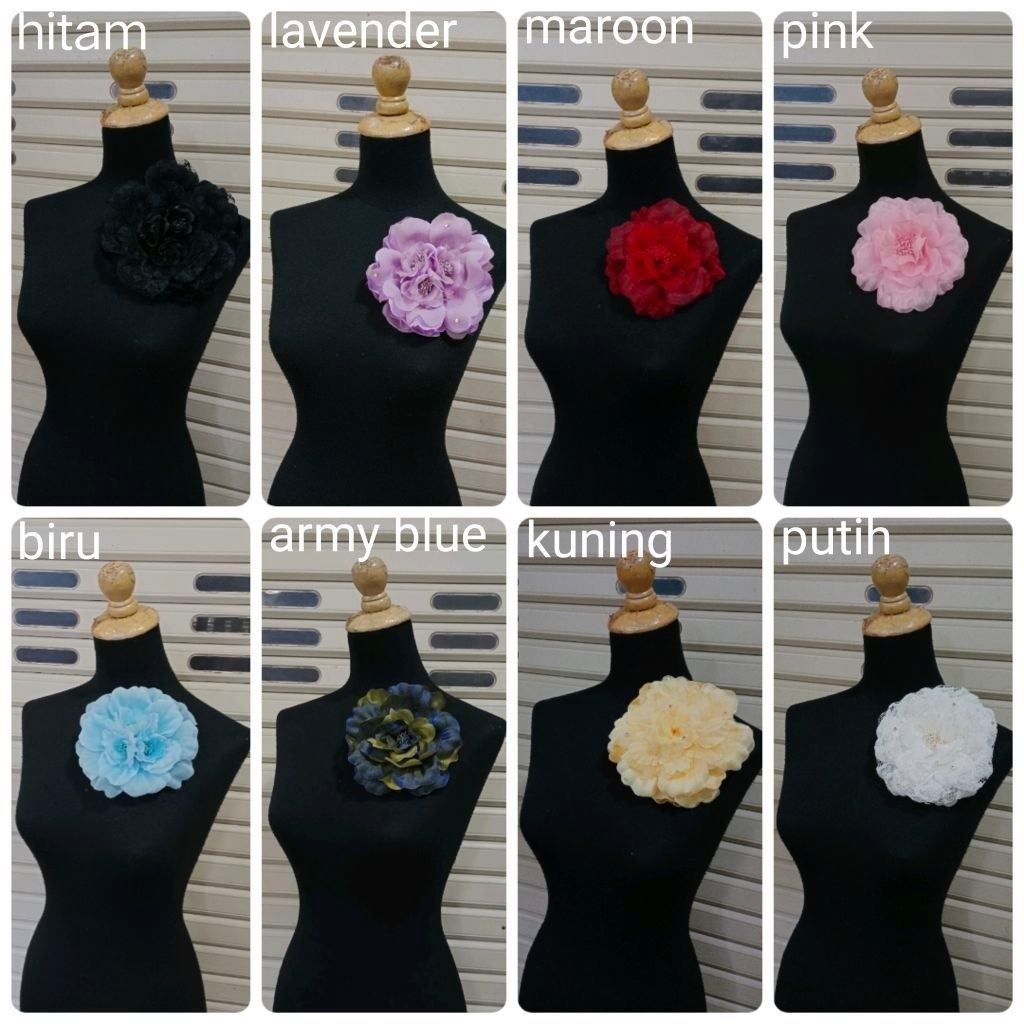 Bunga Korsase Jumbo,Bunga Korsase Aksesoris  gaun / Bunga bros /korsase handmade /Bunga bahu /korsas