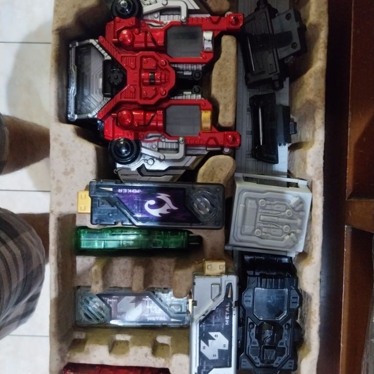 DX KAMEN RIDER DOUBLE KAMEN RIDER W ORIGINAL BANDAI KAMEN RIDER SKULL RECAST/BOOTLEG/KW