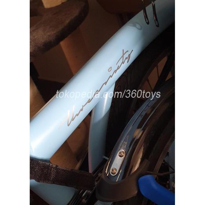 Promo Cutting Sticker Stiker Frame Sepeda Lipat Threesixty 3 Sixty Signature Vinyl Cod