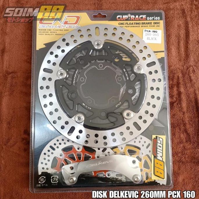 Disk Delkevic 260mm Hitam Vario/Beat/PCX Lokal/PCX 160