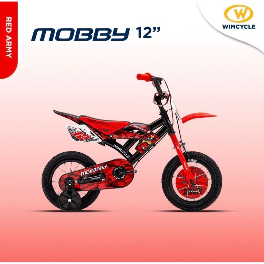 Sepeda anak BMX Trail Wimcycle 12" Mobby