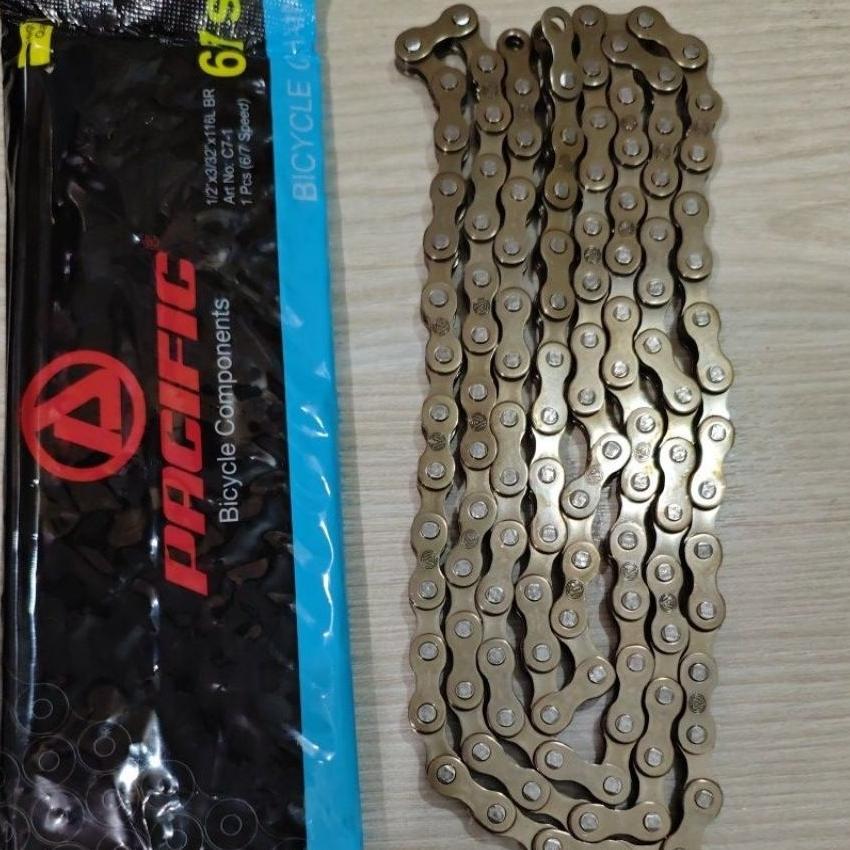 Rantai Operan Gigi 6/7 Speed Pacific Sepeda Lipat Mtb Federal Minion Rb