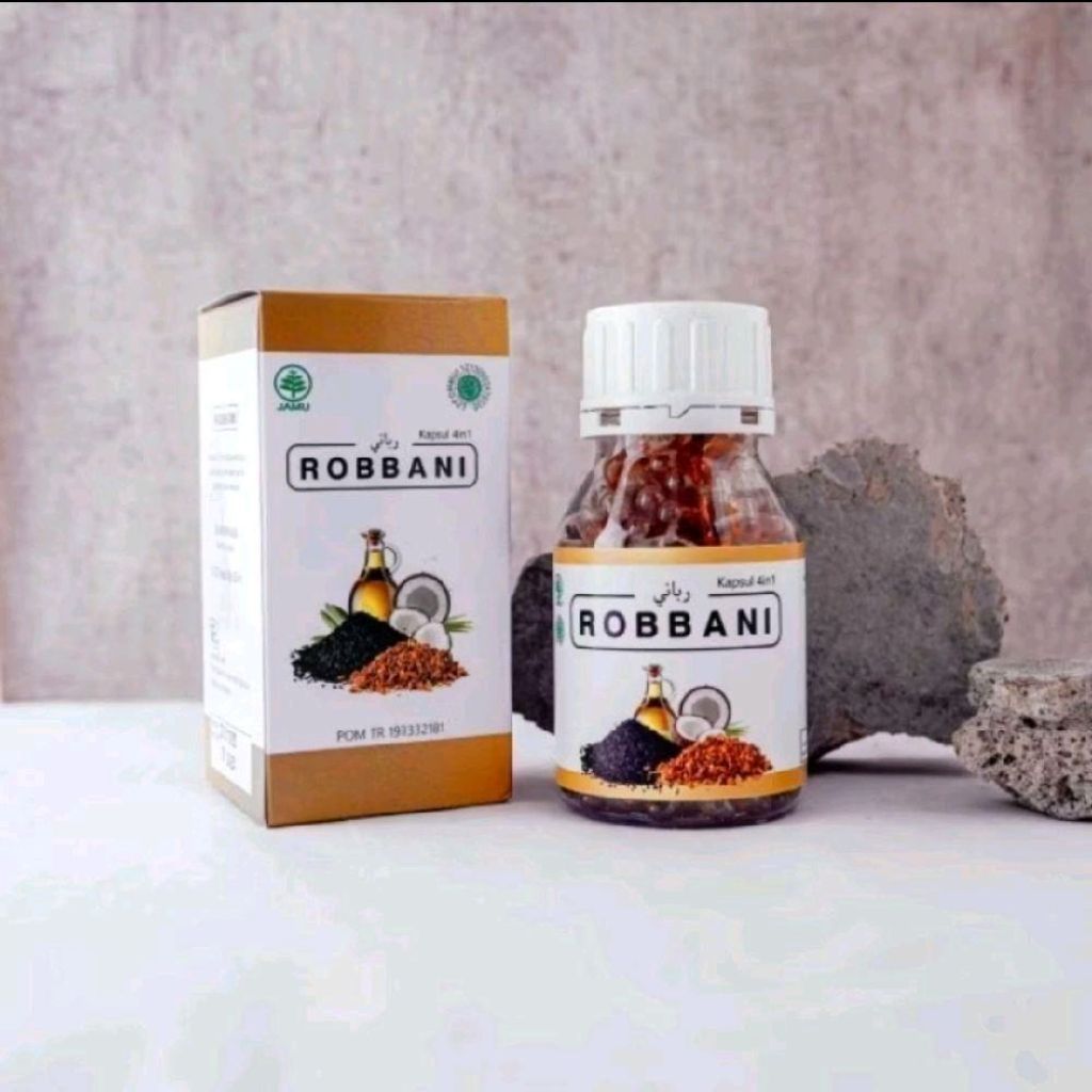 Robbani Kapsul Herbal - Menormalkan Kolesterol, Hipertensi, Asam Urat