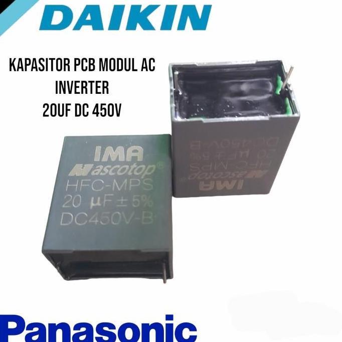KAPASITOR AC DAIKIN INVERTER 20UF DC INVERTER DAIKIN NEBU