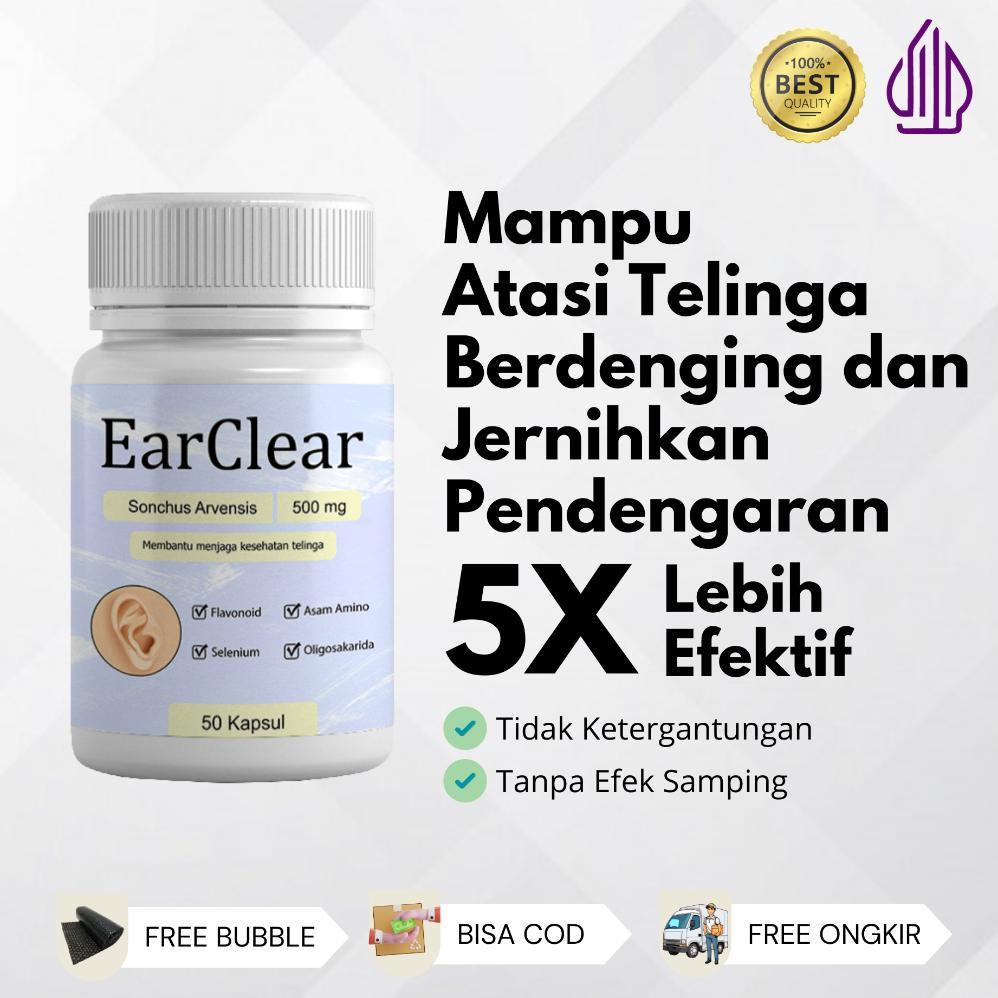 Gratis Bonus Earclear - Herbal Telinga Berdenging Tuli Budeg Gangguan Pendengaran Telinga Bernanah C