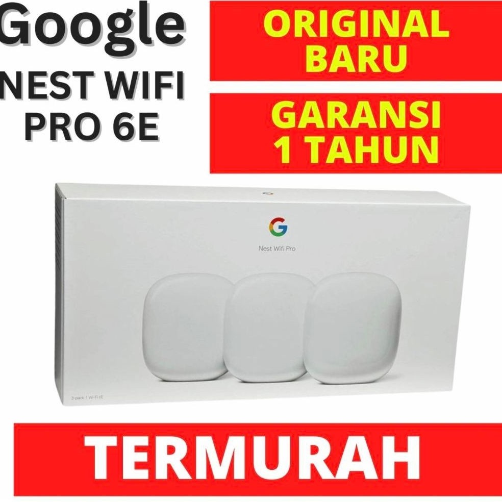 Google Nest WiFi Pro - WiFi 6E Mesh Triband