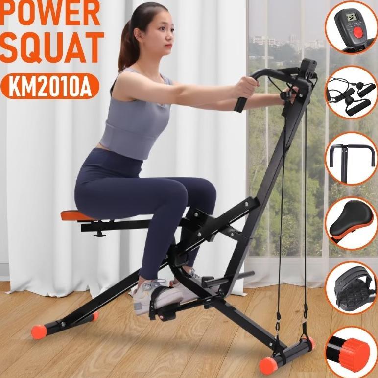 Power Squat Home Equipment Alat Olahraga Fitness Power Squat Rider