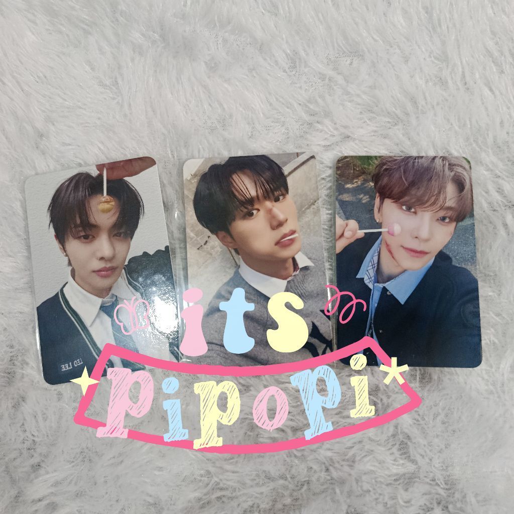 pc fs ald1 candy lollipop fansign official benefit photocard sangwon leo geonwoo junseo xinlong alph