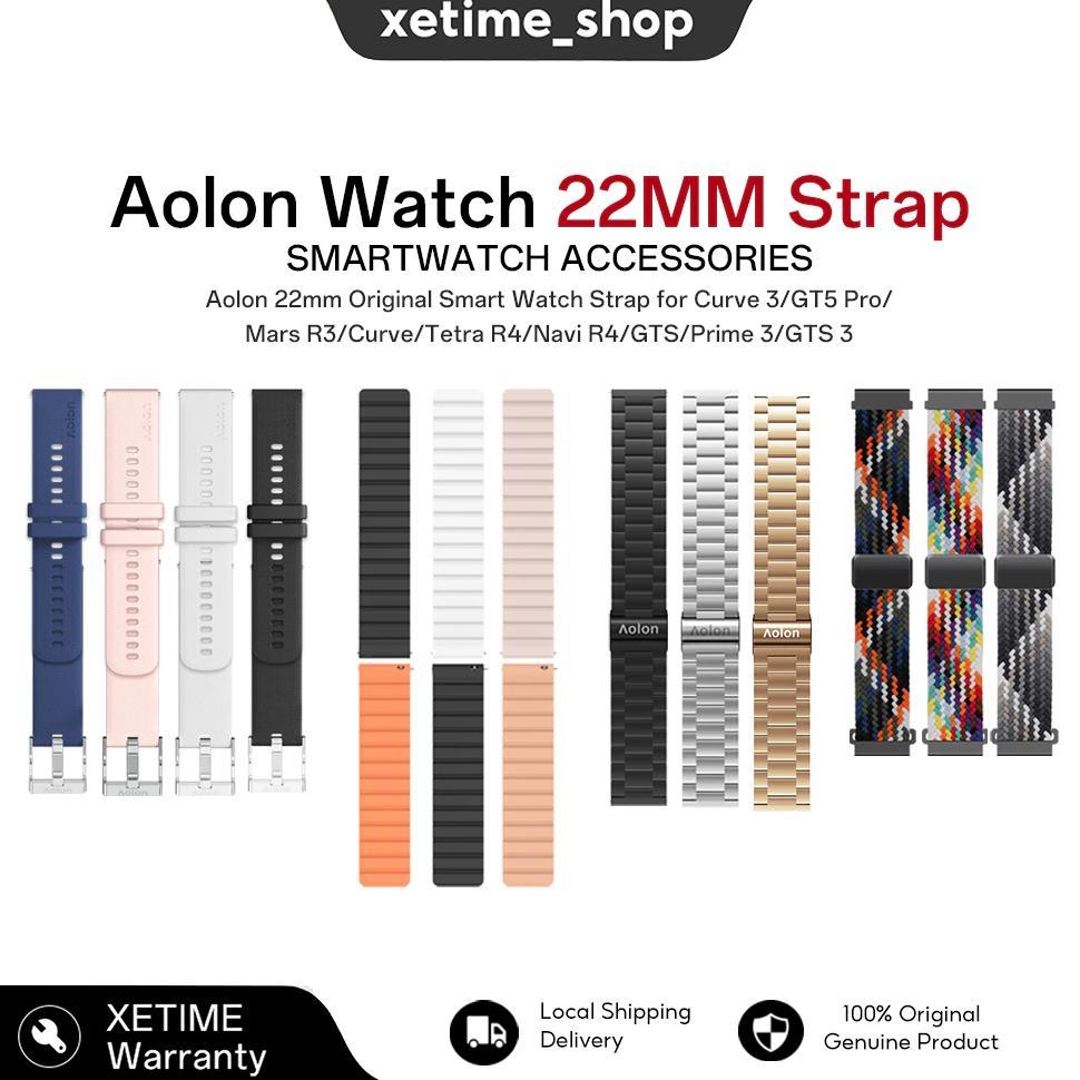 Cash Back Aolon 22Mm Original Tali Jam Tangan Smartwatch Magnetik Steel Nilon Strap For Curve/Gtr3/G