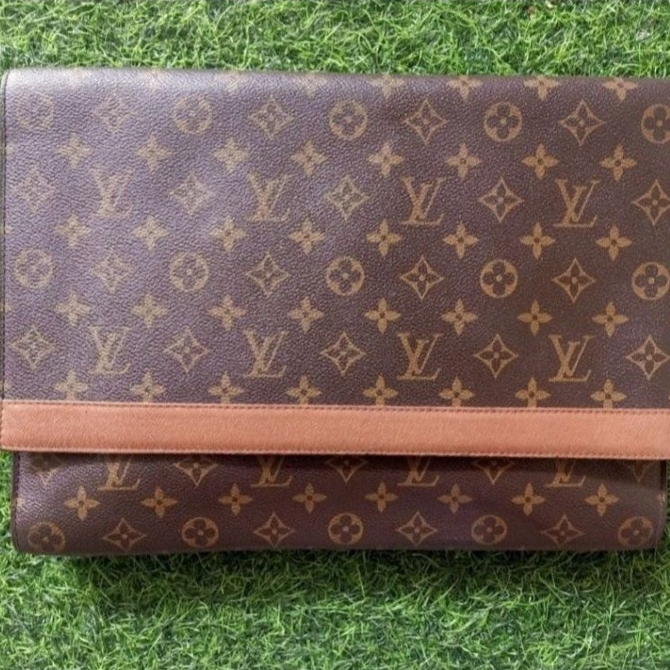 LV Monogram Porte Envelope Clutch Vintage 1995 Preloved