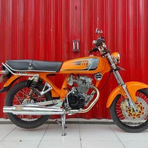 Knalpot N2T Corbi Orinal CB GL 100 Stainless Jogjakarta knalpot Plor
