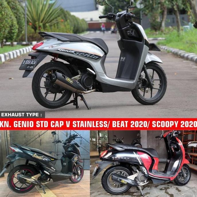 ROB1 KNALPOT GENIO/BEAT 2020/SCOOPY 2020 STD RACING ORINAL ROB1