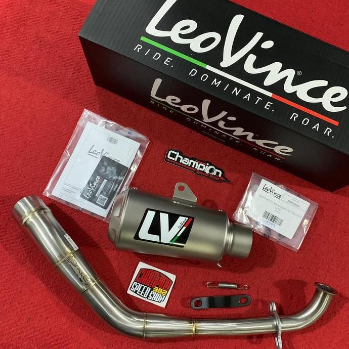 Knalpot Leovince LV 10 LV10 Stainless ORI Italy All New NMAX 2020-2023