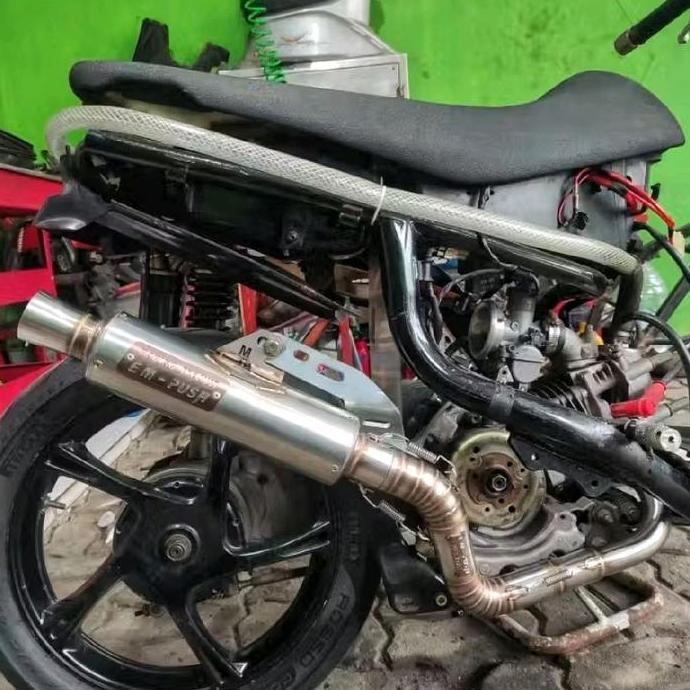 KnalpotDrag Empush Racing Exhaust, Yamaha Mio Sporty, Smile, Soul