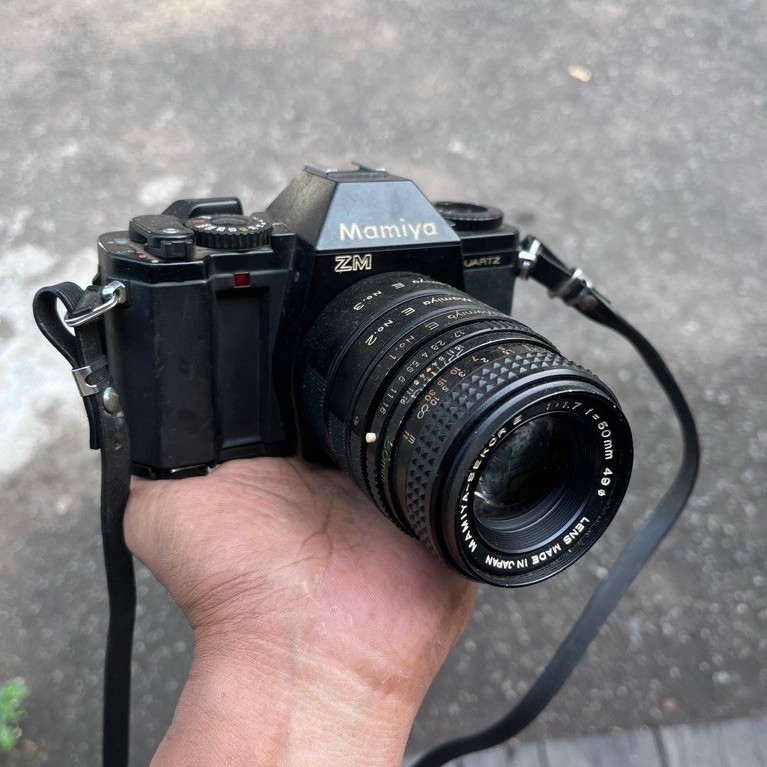 Kamera Analog Mamiya ZM Lens Mamiya-Sekor E 50mm f/1.7 + Auto Extension
