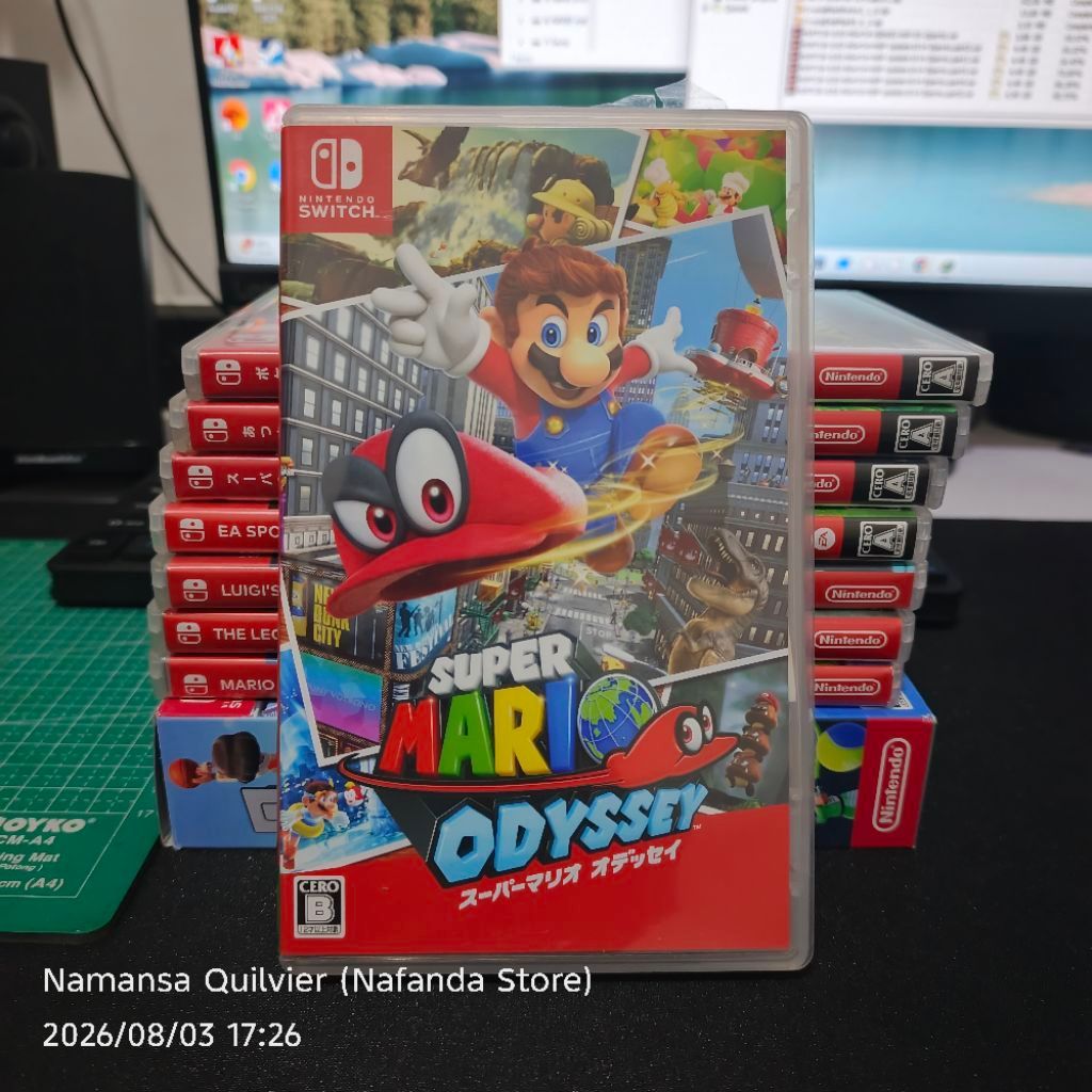 Kaset Super Mario Odyssey Nintendo Switch [SECOND]