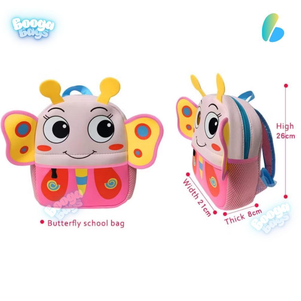 Flash Sale Ransel Backpack Mini Anak Cewek Cowok Balita Paud Ringan Karakter Hewan - Zoo Buddies | B