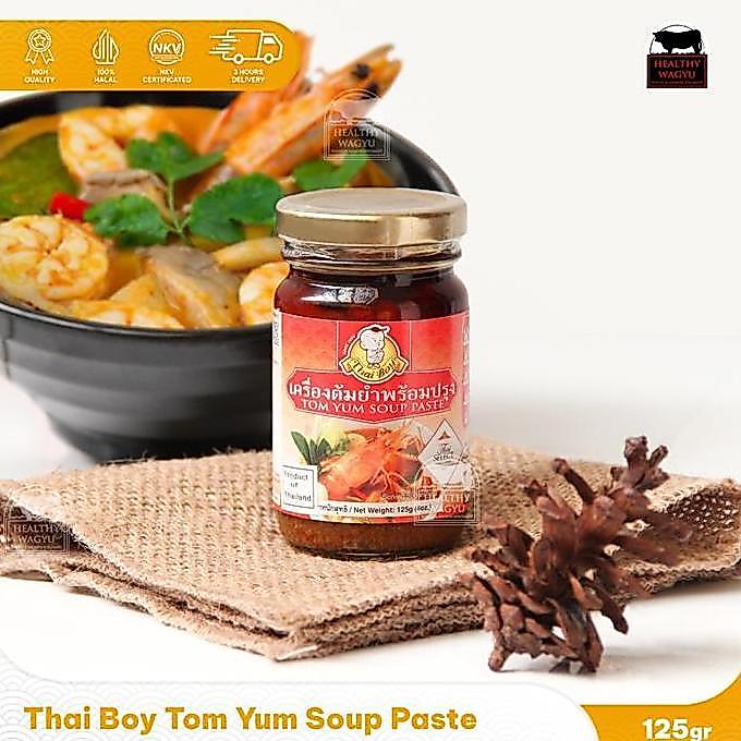 Xoxo- Thai Boy Tom Yum Paste Bumbu Tom Yam Thailand Halal 15Gr