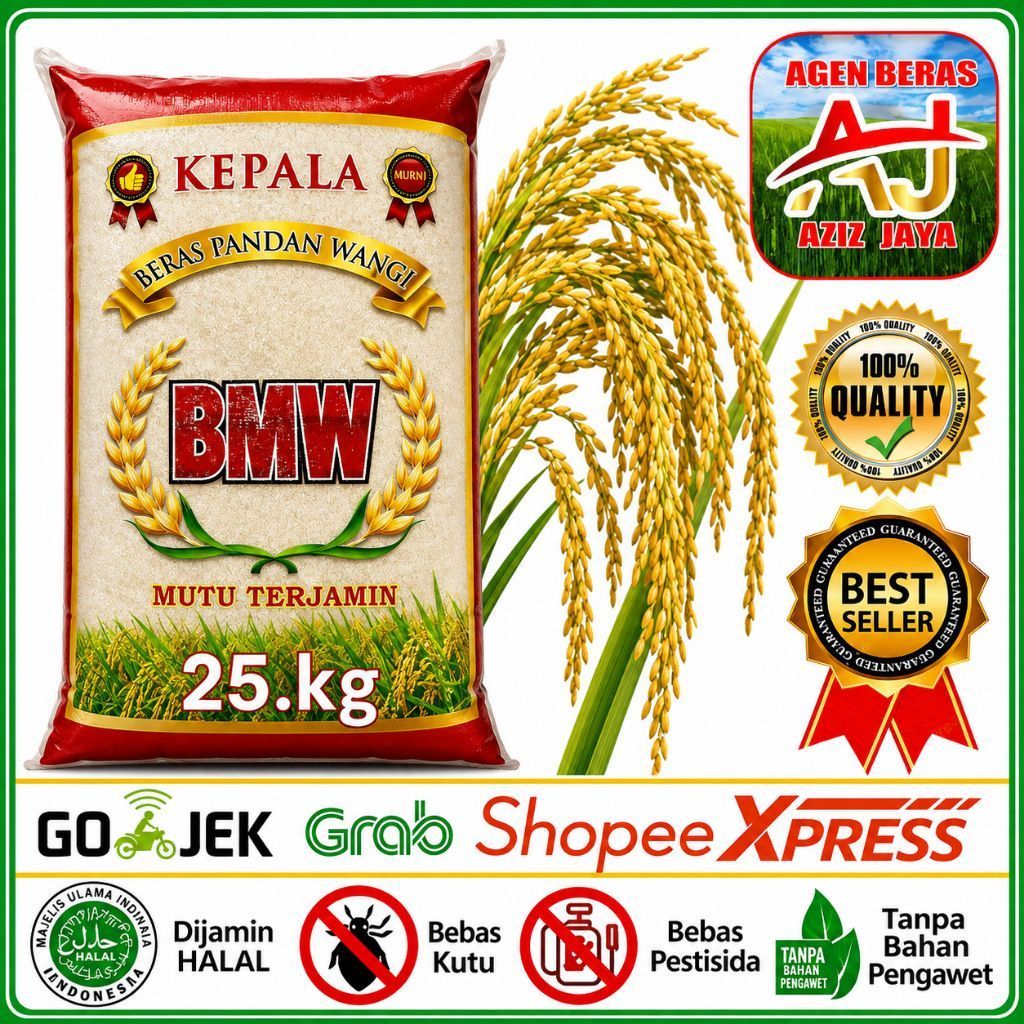 BERAS BMW padi PANDAN WANGI 25.Kg