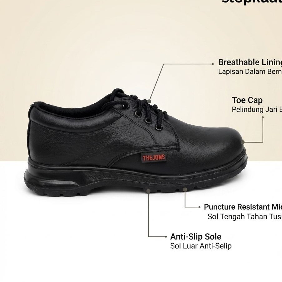 Sepatu Safety Casual Sepatu Safety Pendek Sepatu Safety Bertali