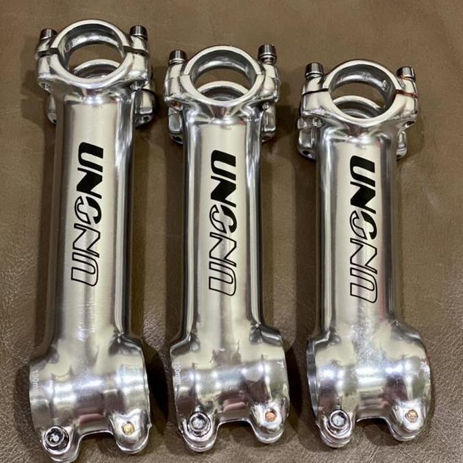 Stem Stang Sepeda UNO 31.8mm 7/17 Derajat 110/120/130mm Silver Aluminum Alloy Outdoor