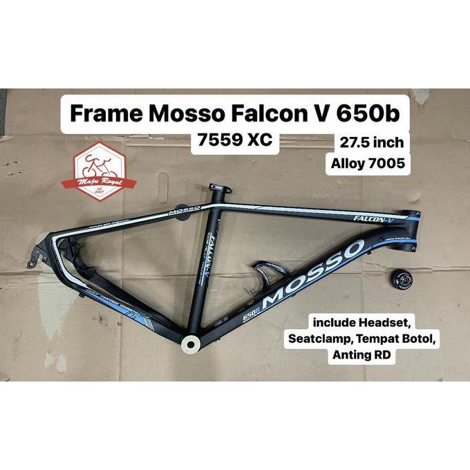 Frame Mtb Mosso 7559 XC Falcon V Alloy 27.5 inch Taiwan