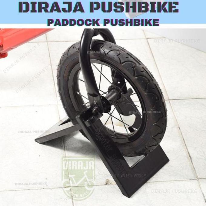 Promo Paddock Pushbike 12 Inci Tempat Parkir Paddock Balance Bike Standar Paddock Pushbike Outdoor D