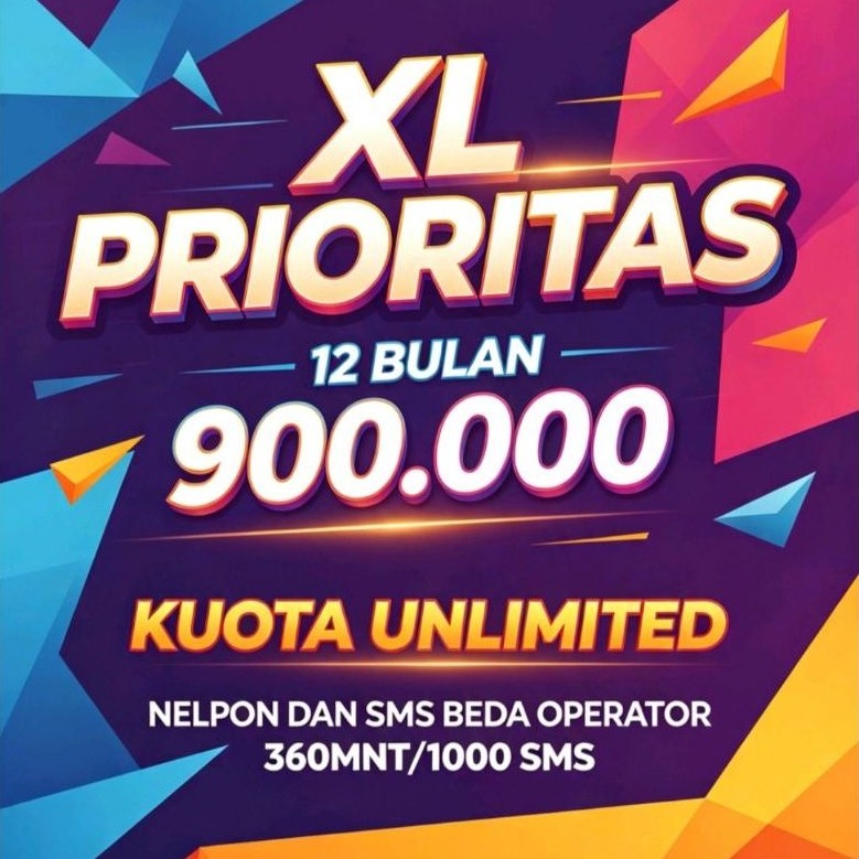 XL UNLIMITED 12BULAN