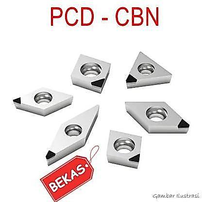 PIZERY Insert Diamond PCD Pahat Diamond BEKAS Pahat Bubut Alumunium Tembaga