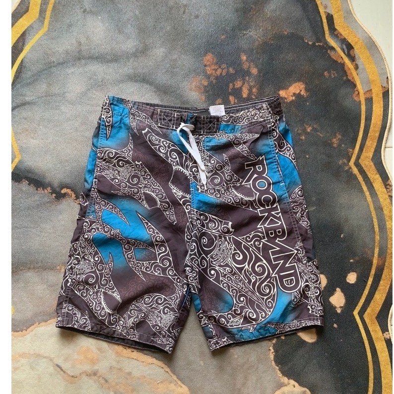 celana boardshort rock band second