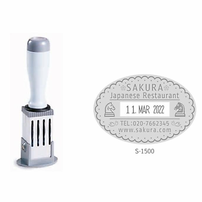 STEMPEL TANGGAL MINI KECIL QC QA IQC PASS SHINY S1500 S 1500 S1500 KANTOR PABRIK SEKOLAH RUMAH SAKIT